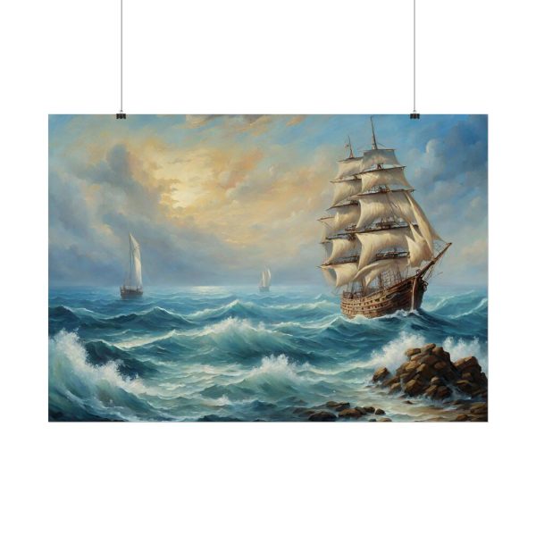 1478894203486926849_2048.jpeg Vintage Sail Ship In The Ocean Poster