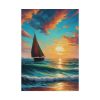 14888720573615353486_2048.jpeg Lonely Beach Ocean Sailing Ship Poster