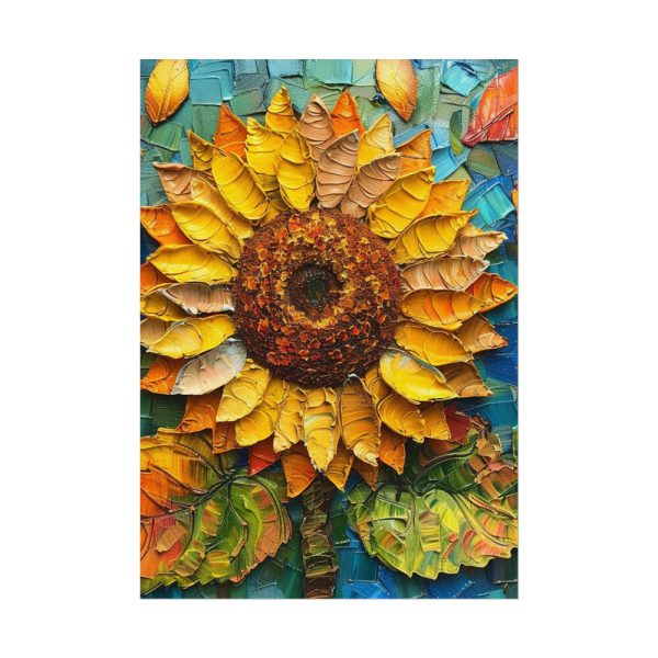 15092365739725099573_2048.jpeg Mixed Media Sunflower Art Poster