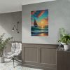 15104901930585140870_2048.jpeg Lonely Beach Ocean Sailing Ship Poster