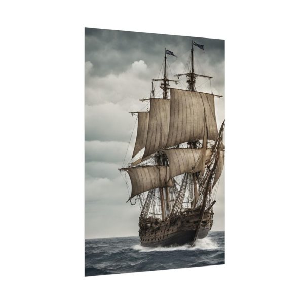 15130993251637444975_2048.jpeg Ancient Sail Ship In The Sea Poster