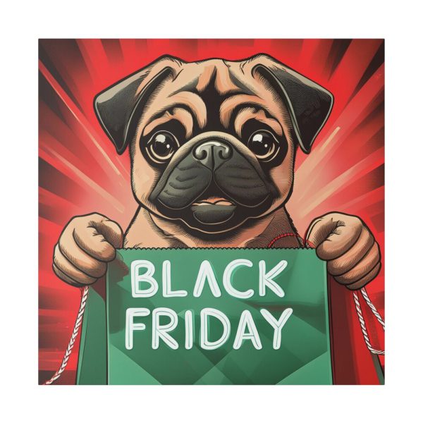 15217557110074545396_2048.jpeg Black Friday Dog With Bag Standard Canvas