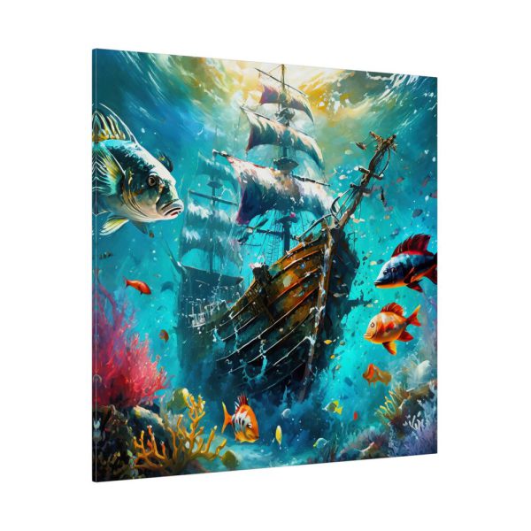 15307771097119163513_2048.jpeg Sunken Pirate Ship Art Standard Canvas