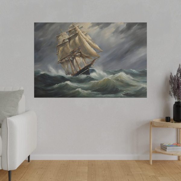 15401625817366027944_2048.jpeg Sail Ship And Stormy Sea Standard Canvas