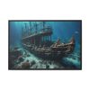 15470211693958730954_2048.jpeg Ancient Sunken Ship Framed Canvas