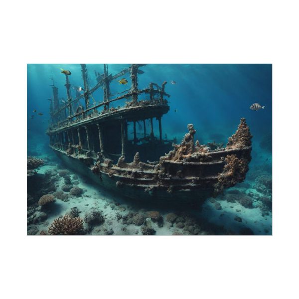 15548252943881600317_2048.jpeg Ancient Sunken Ship Poster
