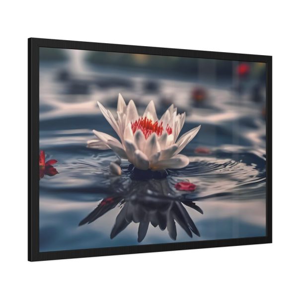15603773741510360264_2048.jpeg Water Lily Flower Blossom Pond Framed Poster