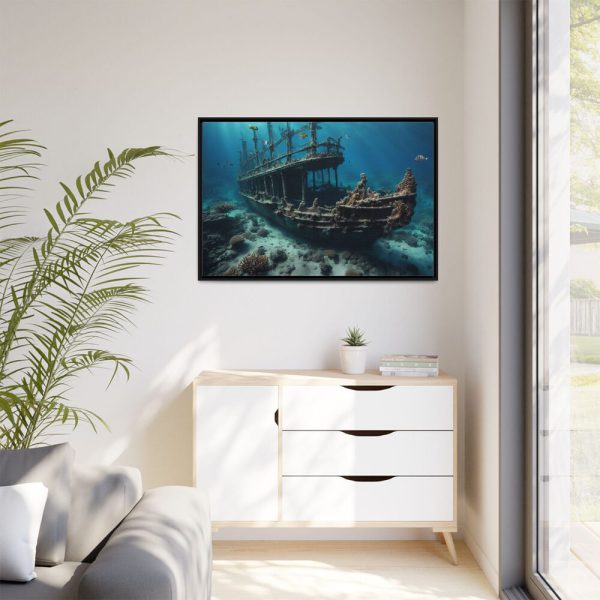 15684746927729574014_2048.jpeg Ancient Sunken Ship Framed Canvas