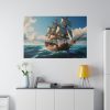 15726457602937643102_2048.jpeg Antique Sail Ship In Ocean Standard Canvas