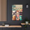 15800159466791290995_2048.jpeg Dogs, Books And Coffee Framed Canvas