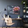 Water Lily Flower Blossom Water Framed Poster