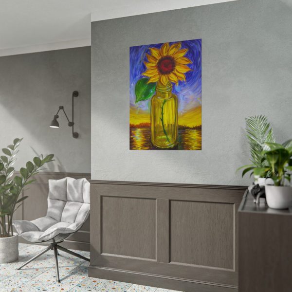 1584337774382679230_2048.jpeg Single Sunflower in a Bottle Poster