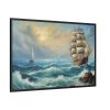 15867085112913134990_2048.jpeg Vintage Sail Ship In The Ocean Framed Canvas