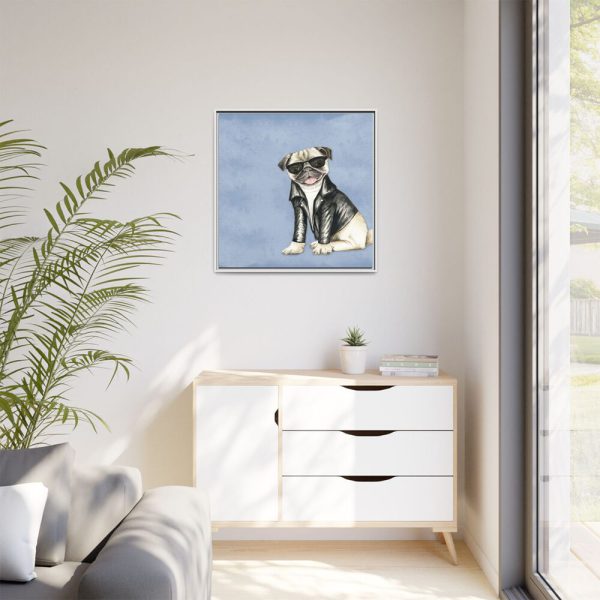 15930390811774952006_2048.jpeg Pug Dog Framed Canvas