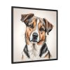 1603815197562578021_2048.jpeg Dog Cartoon Sketch Framed Canvas