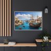 16163020239866745681_2048.jpeg Ancient City Harbor Framed Canvas