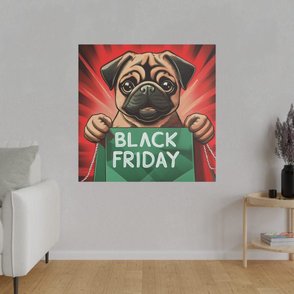 16183961437344442115_2048.jpeg Black Friday Dog With Bag Standard Canvas