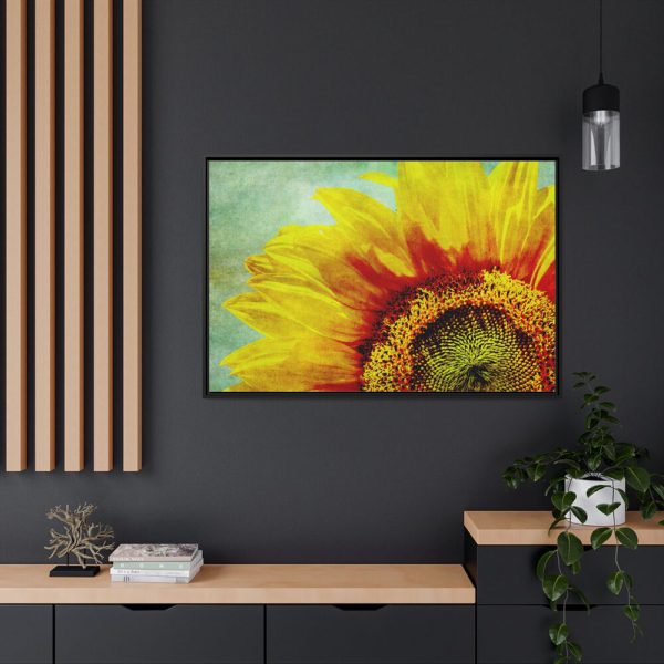 16318811795922619017_2048.jpeg Sunflower Vintage Art Framed Canvas