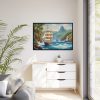 16415261921602075226_2048.jpeg Sail Ship Near Tropical Island Framed Canvas