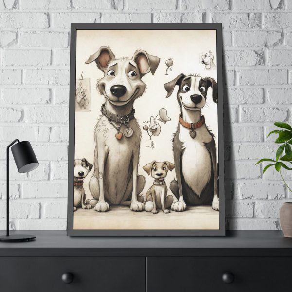 16445252124370090532_2048-1.jpeg Funny Dog Art Print Framed Poster