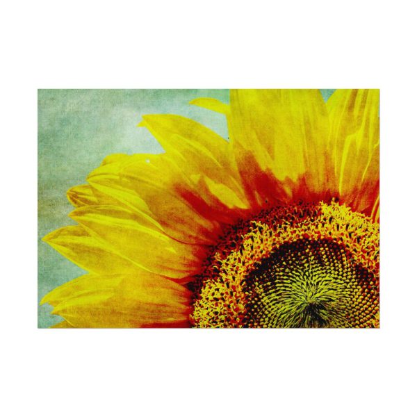 Sunflower Vintage Art Poster