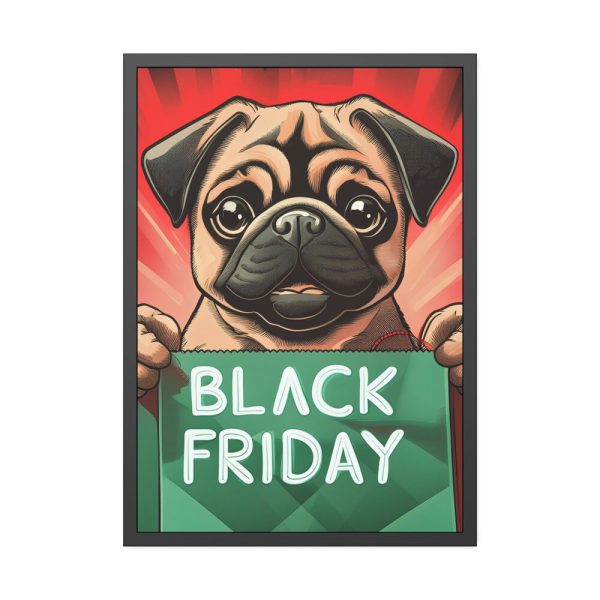 16540436734011904216_2048-1.jpeg Black Friday Dog With Bag Framed Poster