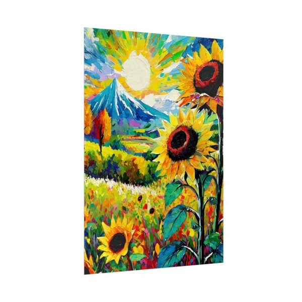 16560712014650414480_2048.jpeg Colorful Autumn Sunflower Field Art Poster
