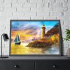 1658568065015773609_2048.jpeg Ship and Lighthouse Framed Poster