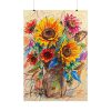16631517010514603459_2048.jpeg Abstract Sunflower Sketch Art Print Poster