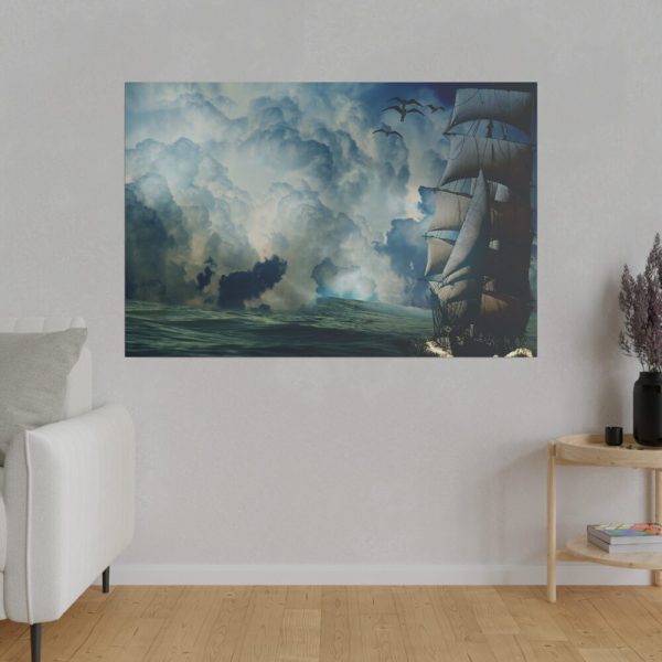 16736449033973480724_2048.jpeg Ship In The Sea Through Storm Standard Canvas