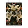 Vintage Lily And Hearts Art II Poster