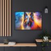 16874091913962129587_2048.jpeg Scottish Shepherd Dog Framed Canvas
