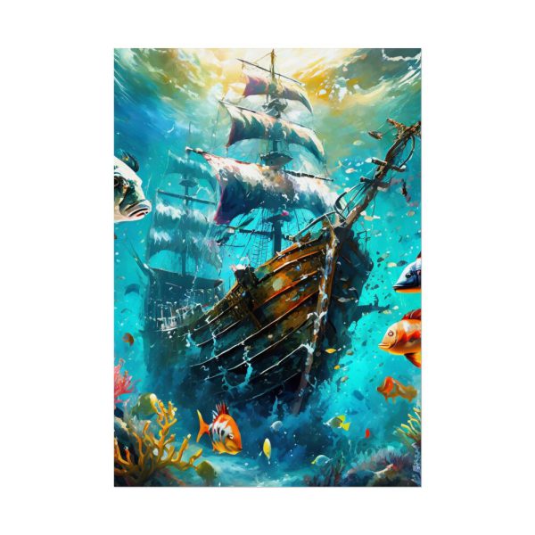 16916974190295901460_2048.jpeg Sunken Pirate Ship Art Poster