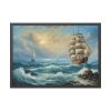 17078709363105149699_2048.jpeg Vintage Sail Ship In The Ocean Framed Poster
