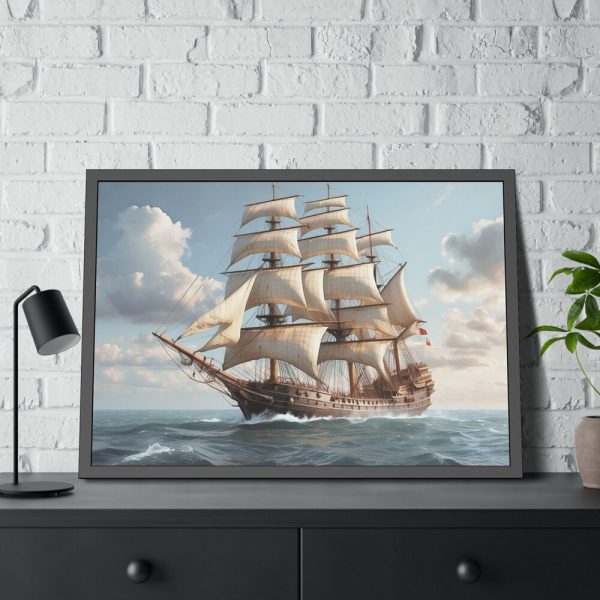 17107401834287130690_2048.jpeg Ship Sailing In The Ocean Framed Poster