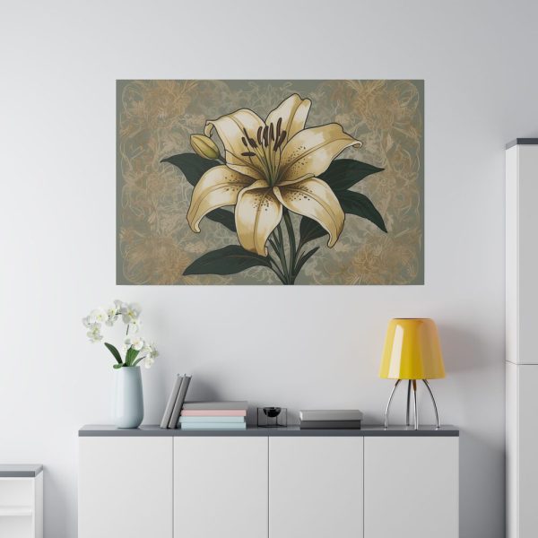 17142161696711970692_2048.jpeg Vintage Flower Lily Standard Canvas