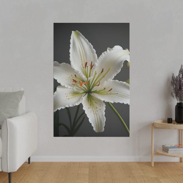17155365143363373372_2048.jpeg White Lily Flower Standard Canvas