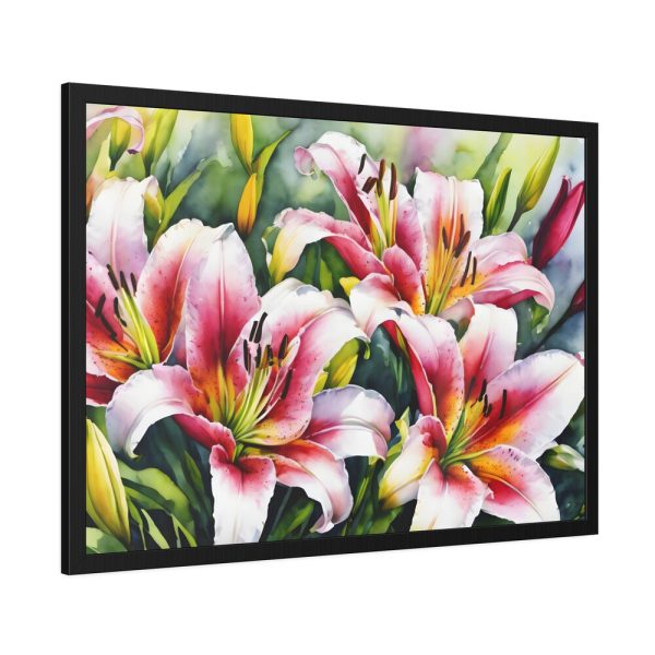 17176080018949233021_2048-1.jpeg Lily Flower Blossom Art Framed Poster