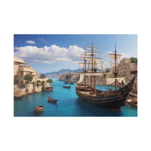 17328656795922435374_2048.jpeg Ancient City Harbor Standard Canvas