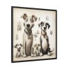 17572129184121020916_2048.jpeg Funny Dog Art Print Framed Canvas