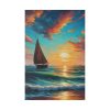 17585267227879989697_2048.jpeg Lonely Beach Ocean Sailing Ship Standard Canvas