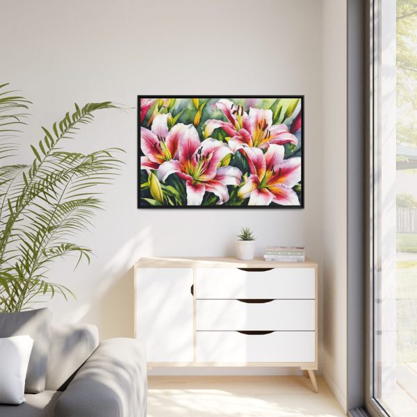 17607646388812781016_2048.jpeg Lily Flower Blossom Art Framed Canvas