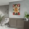 Vintage Lily And Hearts Art I Poster