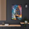 17726497114490244616_2048.jpeg Pirate Ship Fantasy Illustration I Framed Canvas