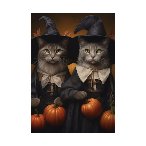 17784006956672292253_2048.jpeg Halloween Witch Cats Poster