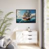 17799827852952428382_2048.jpeg Antique Sail Ship In Ocean Framed Canvas