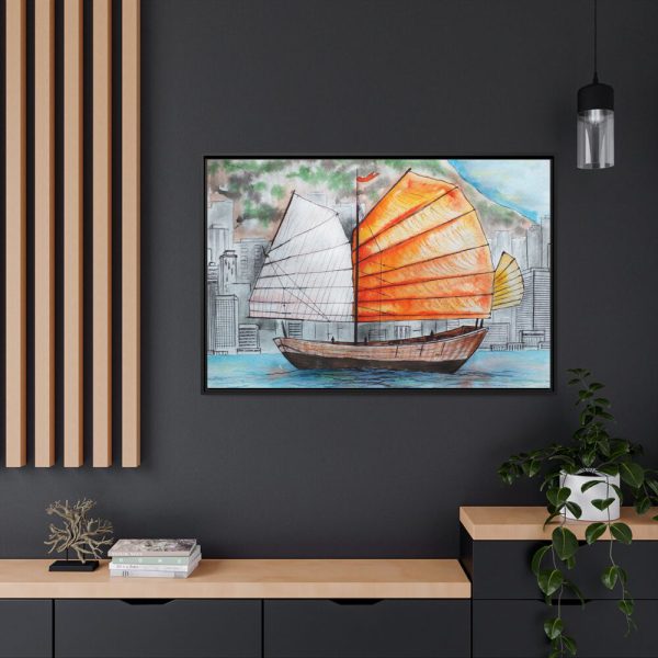 17870623894424930793_2048.jpeg Traditional Chinese Sailing Ship Framed Canvas