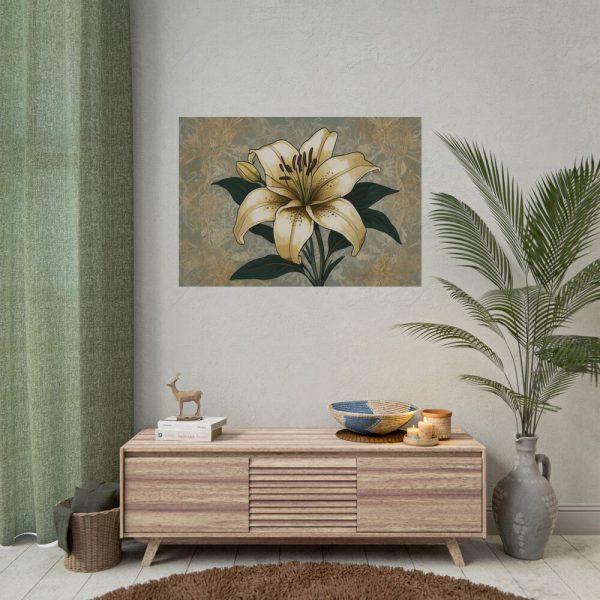17995356764886593264_2048.jpeg Vintage Flower Lily Poster
