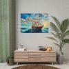 18258790343651974307_2048.jpeg Vintage Sail Ship Stained Glass Poster
