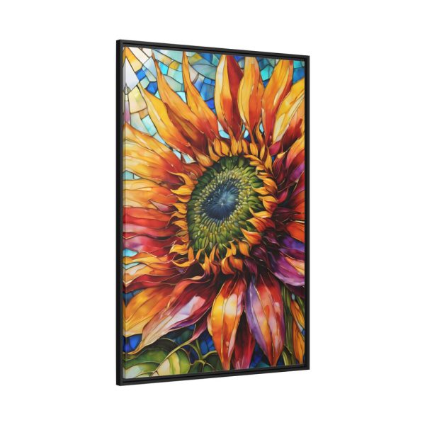 18434399937467838331_2048.jpeg Sunflower Mosaic Art Framed Canvas